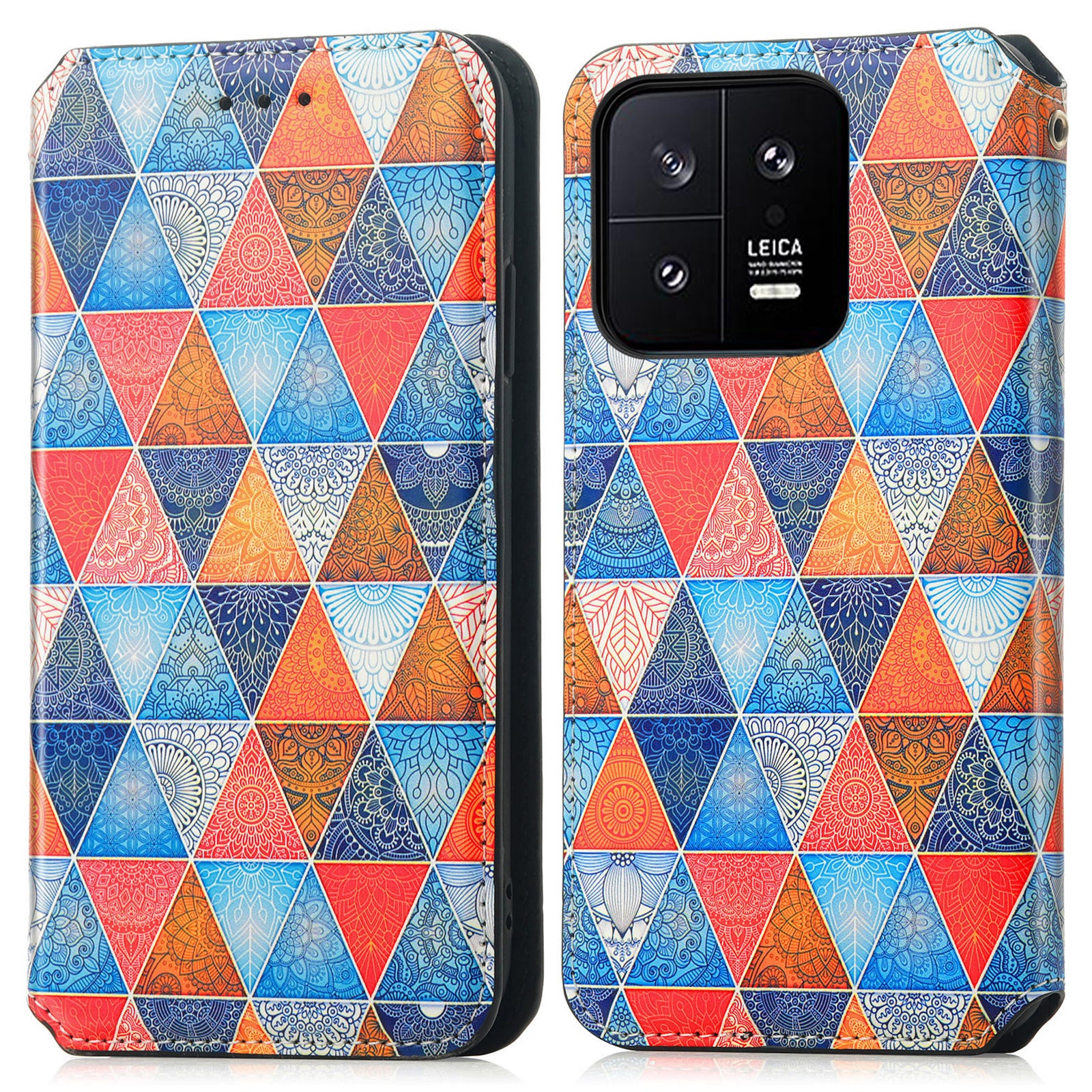 CASENEO 001 Series Pattern Printing Phone Case for Xiaomi 13 5G PU Leather Stand Magnetic Absorption RFID Blocking Cover with Wallet CASENEO 001 Series Pattern Printing Phone Case for Xiaomi 13 5G PU Leather Stand Magnetic Absorption RFID Blocking Cover with Wallet